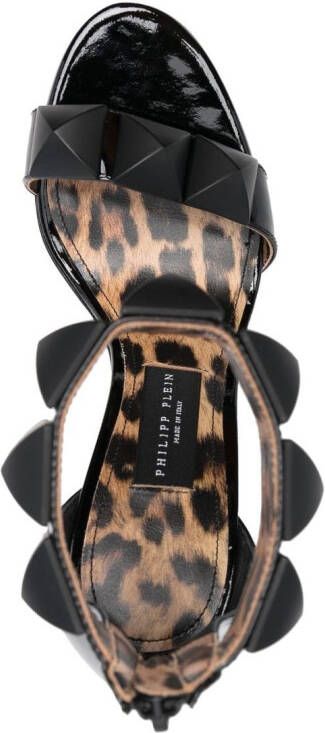 Philipp Plein Rockstud sandalen Zwart