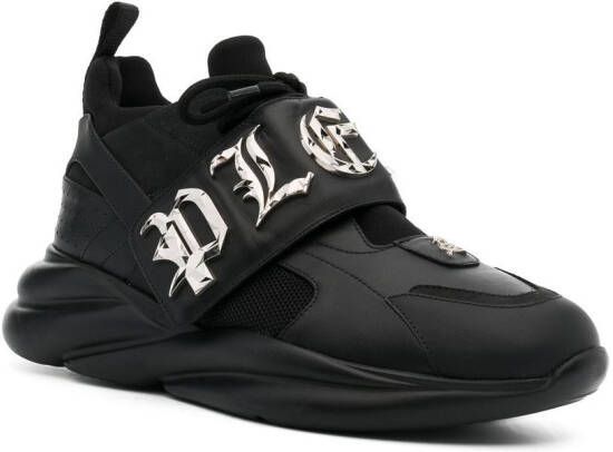 Philipp Plein Runner Gothic low-top sneakers Zwart