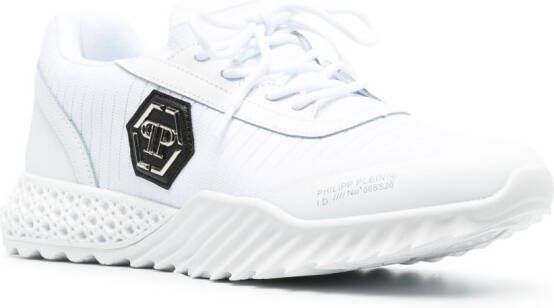 Philipp Plein Runner Hexagon low-top sneakers Wit