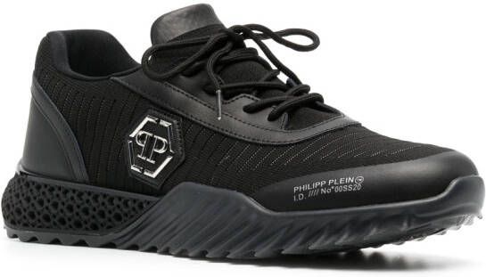 Philipp Plein Runner Hexagon low-top sneakers Zwart