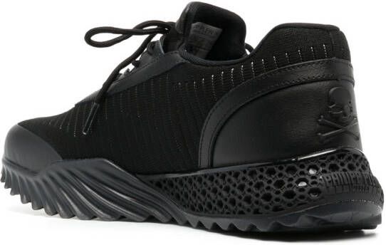 Philipp Plein Runner Hexagon low-top sneakers Zwart