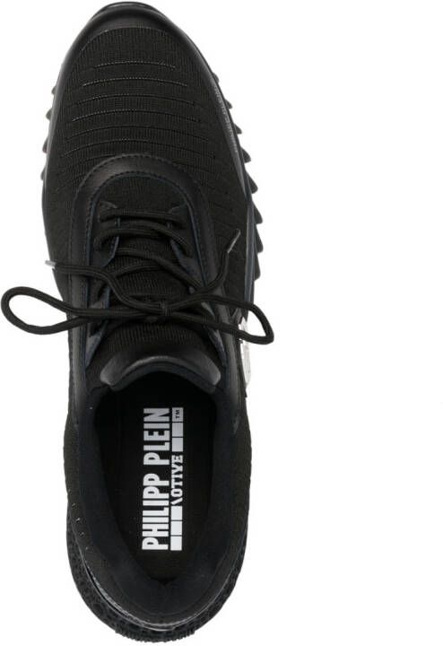 Philipp Plein Runner Hexagon low-top sneakers Zwart