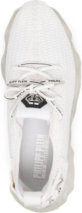 Philipp Plein Runner Hyper $hock sneakers Wit