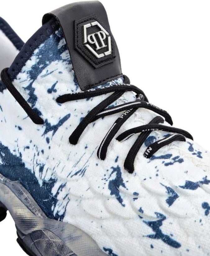 Philipp Plein Runner Hyper $hock sneakers Blauw