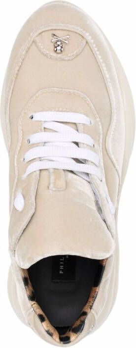 Philipp Plein Runner low-top sneakers Beige