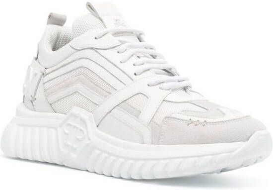 Philipp Plein Runner low-top sneakers Wit