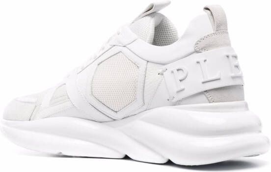 Philipp Plein Runner sneakers van gemixt materiaal Wit