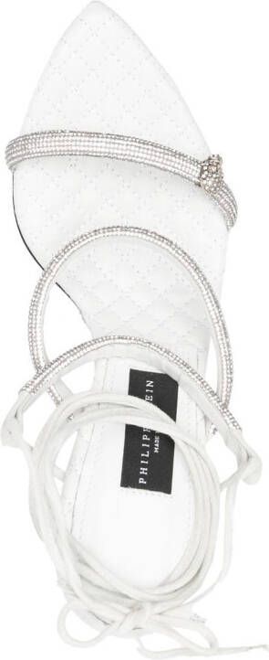 Philipp Plein Sandalen met bandjes Wit