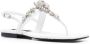 Philipp Plein Sandalen met kristallen doodskop Wit - Thumbnail 2