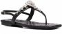 Philipp Plein Sandalen met kristallen doodskop Zwart - Thumbnail 2