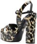 Philipp Plein Sandalen met luipaardprint Beige - Thumbnail 3