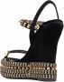 Philipp Plein Sandalen met sleehak Zwart - Thumbnail 3