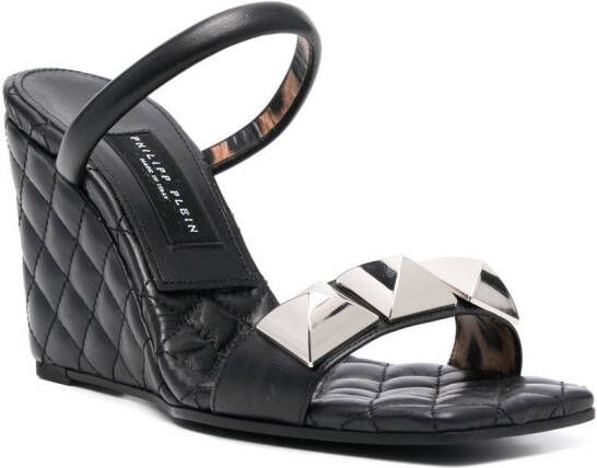 Philipp Plein Sandalen met studs Zwart