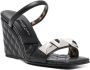 Philipp Plein Matelassé leren sleehakken Zwart - Thumbnail 2