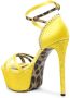 Philipp Plein Sandalen met verfraaide plateauzool Geel - Thumbnail 3