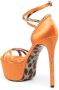 Philipp Plein Sandalen met verfraaide plateauzool Oranje - Thumbnail 3