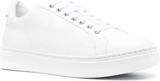 Philipp Plein Skull and Plein low-top sneakers Wit