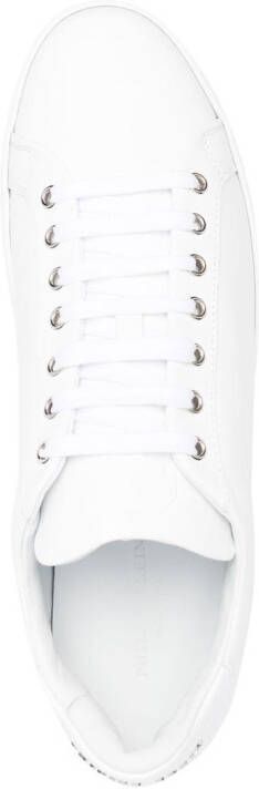 Philipp Plein Skull and Plein low-top sneakers Wit