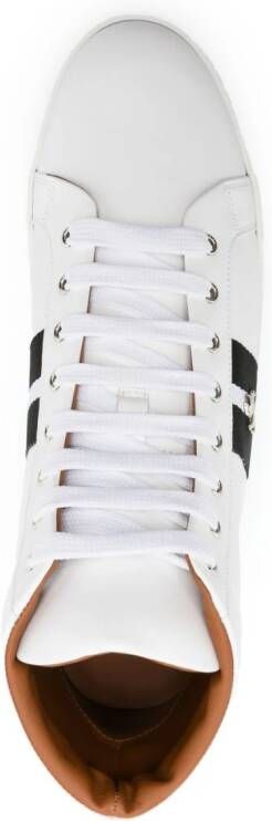 Philipp Plein Skid leren sneakers Wit