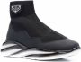 Philipp Plein Skywalker soksneakers Zwart - Thumbnail 2