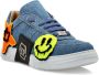 Philipp Plein Smile Graffiti low-top sneakers Blauw - Thumbnail 2