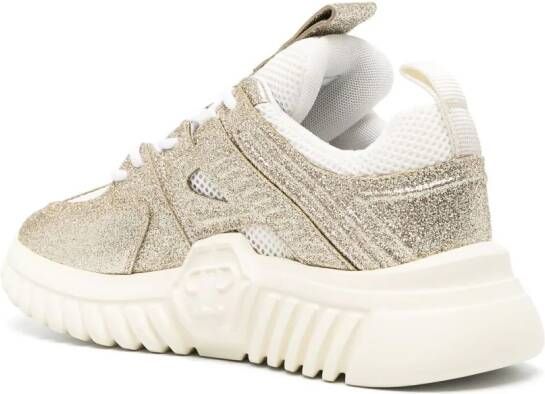 Philipp Plein Sneakers met glitters Goud - Foto 2