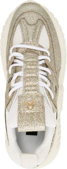 Philipp Plein Sneakers met glitters Goud - Foto 3