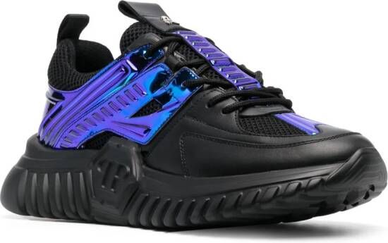 Philipp Plein Sneakers met holografisch effect Zwart