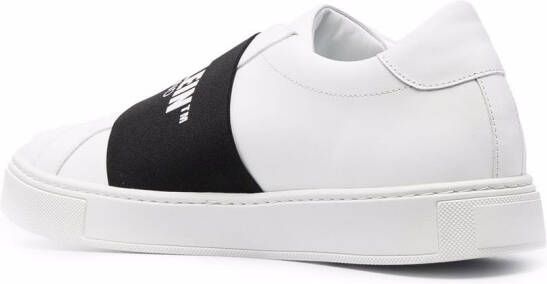 Philipp Plein Sneakers met logobandje Wit