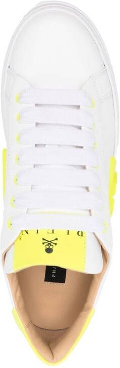 Philipp Plein Sneakers met logopatch Wit