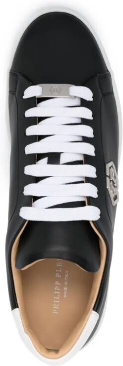 Philipp Plein Sneakers met logoplakkaat Zwart