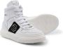 Philipp Plein Junior Sneakers met logoprint Wit - Thumbnail 2