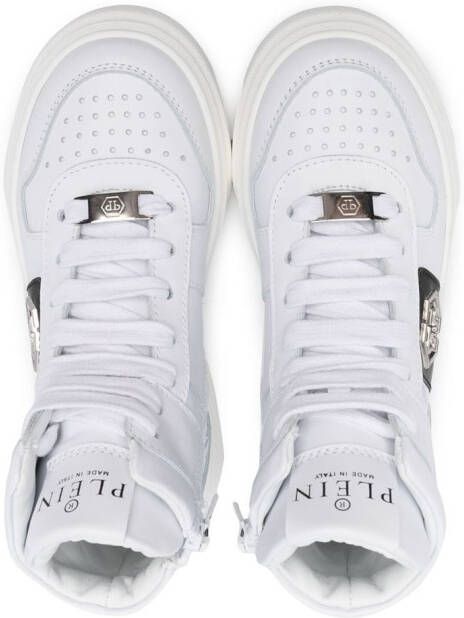 Philipp Plein Sneakers met logoprint Wit