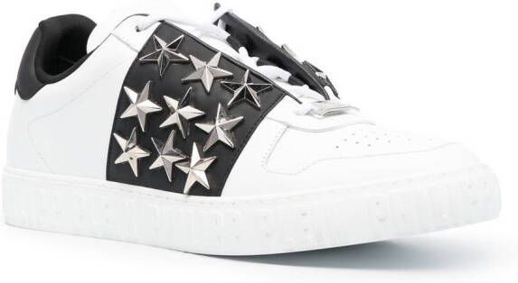 Philipp Plein Sneakers met studs Wit