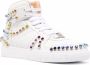 Philipp Plein Sneakers verfraaid met kristallen Wit - Thumbnail 2