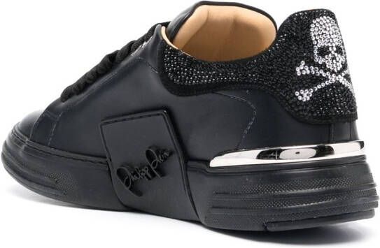 Philipp Plein Sneakers verfraaid met stras Zwart