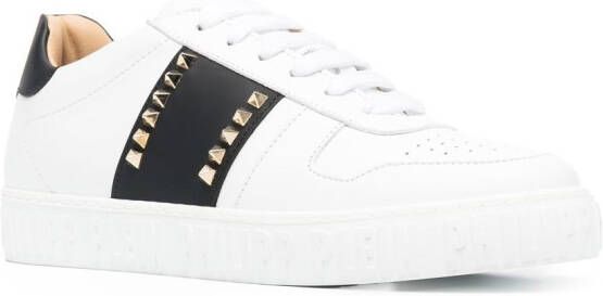 Philipp Plein Sneakers verfraaid met studs Wit