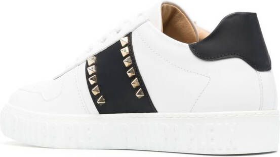 Philipp Plein Sneakers verfraaid met studs Wit