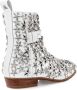 Philipp Plein Stars leren laarzen Wit - Thumbnail 3