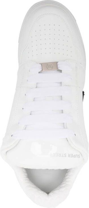 Philipp Plein Super Street low-top sneakers Wit