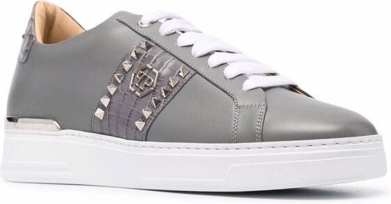 Philipp Plein The Plein Original low-top sneakers Grijs