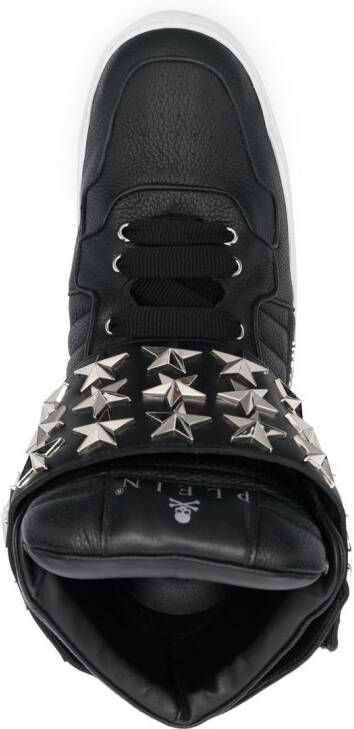 Philipp Plein Thunder high-top sneakers Zwart