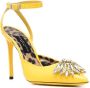 Philipp Plein Vernice pumps verfraaid met kristallen Geel - Thumbnail 2