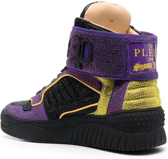 Philipp Plein x Snoop Dogg PLEINDOGG sneakers Paars