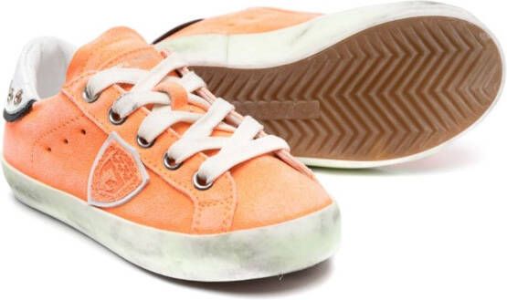 Philippe Model Kids Sneakers met logopatch Oranje