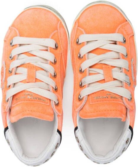 Philippe Model Kids Sneakers met logopatch Oranje