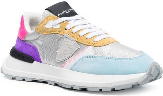 Philippe Model Paris Sneakers met colourblocking Grijs