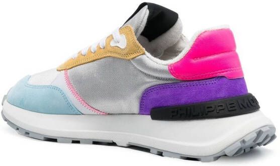 Philippe Model Paris Sneakers met colourblocking Grijs