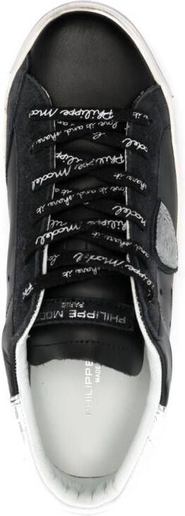 Philippe Model Paris Sneakers met logopatch Zwart