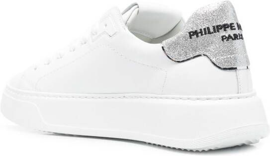 Philippe Model Paris Low-top sneakers met logopatch Wit